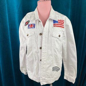Agile Denim Outdoor White Jean Jacket